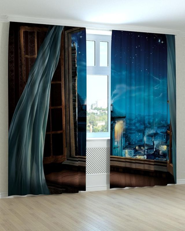 Фотоштори DECOLIV Абстракція Принт 07-103 Тюль