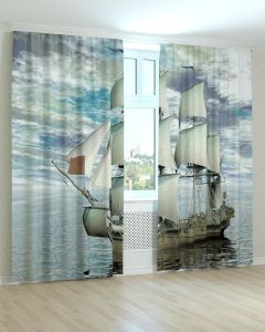 Фотоштори DECOLIV Абстракція Принт 07-106 Тюль