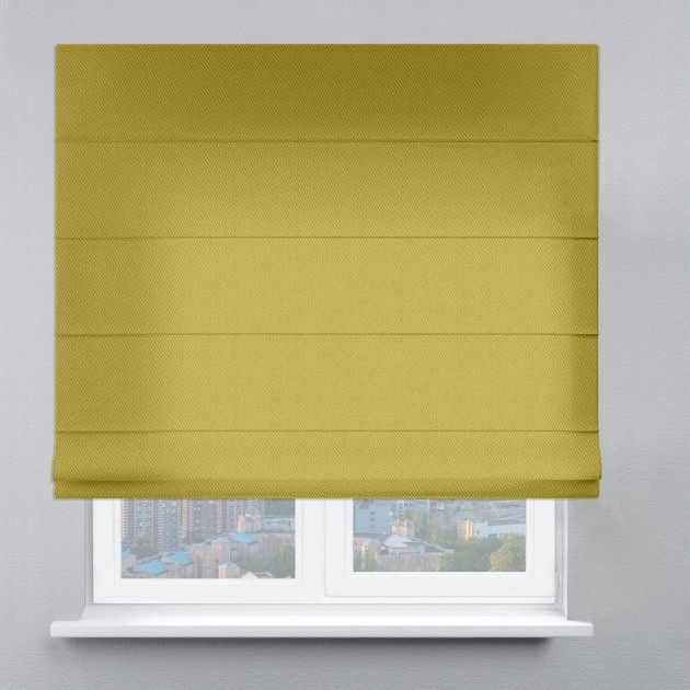 Римська штора DECOLIV Велюр горчичный