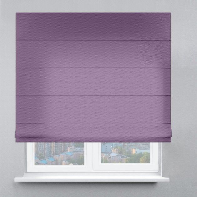 Римська штора Велюр з ланцюжковим карнизом ліловий