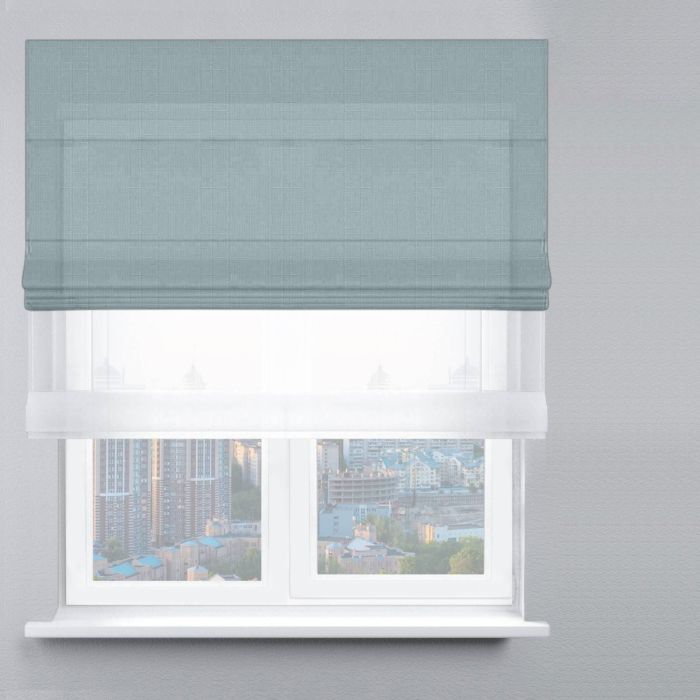 Римська штора DECOLIV День-Ночь Тюль/Велюр оливковий