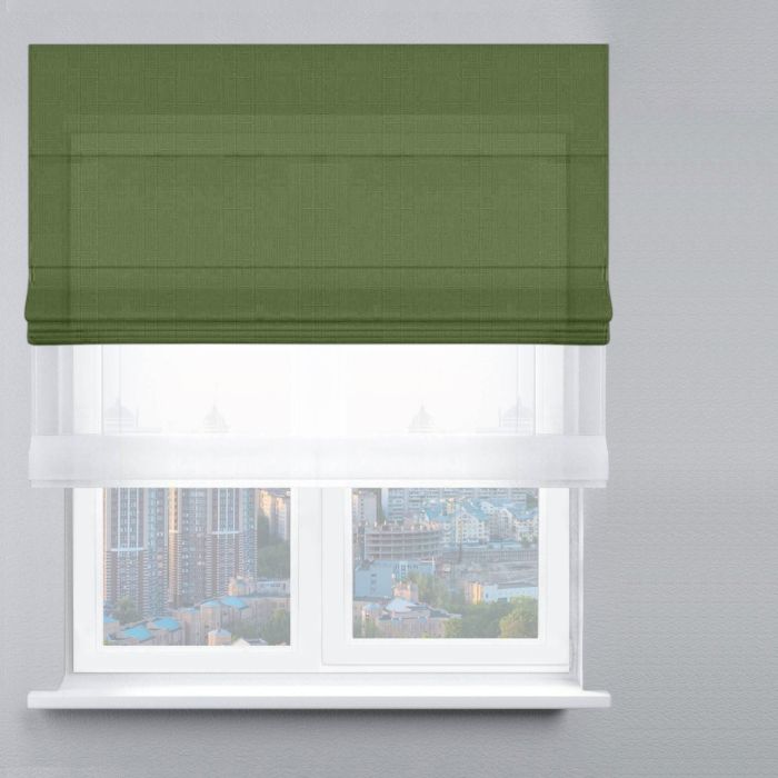 Римська штора DECOLIV День-Ночь Тюль/Велюр Nova зеленый