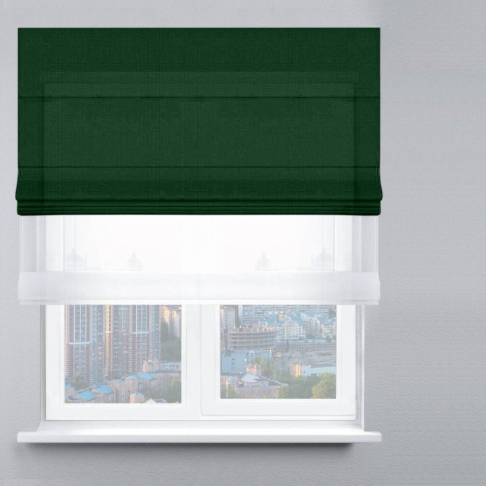 Римська штора День-Ніч Тюль/Велюр малахітовий