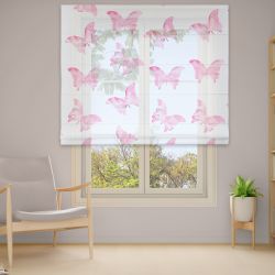 Римська штора з ланцюжковим карнизом Фотодрук 15-03 Тюль