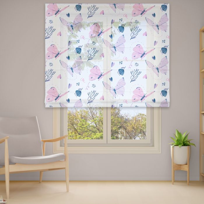 Римська штора з ланцюжковим карнизом Фотодрук 15-06 Тюль