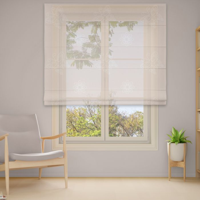 Римська штора з ланцюжковим карнизом Фотодрук 15-14 Тюль