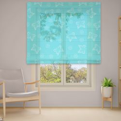 Римська штора з ланцюжковим карнизом Фотодрук 15-20 Тюль