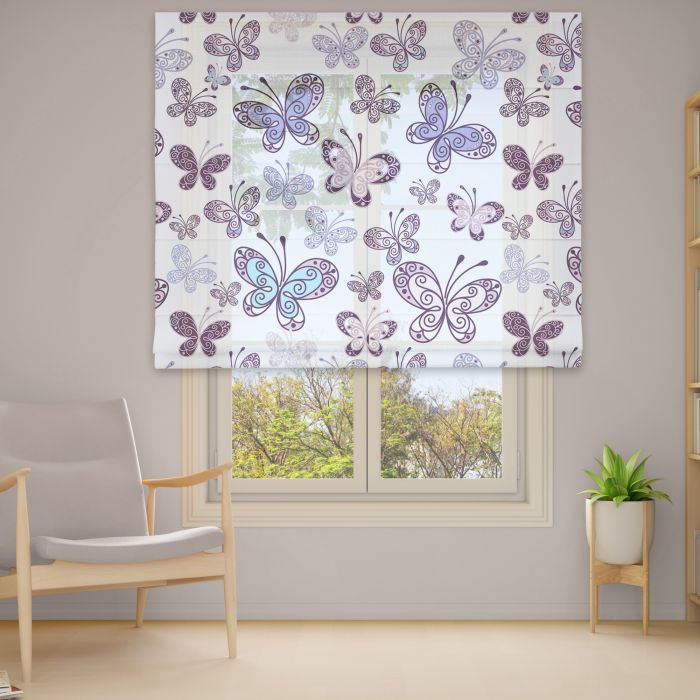 Римська штора з ланцюжковим карнизом Фотодрук 15-31 Тюль