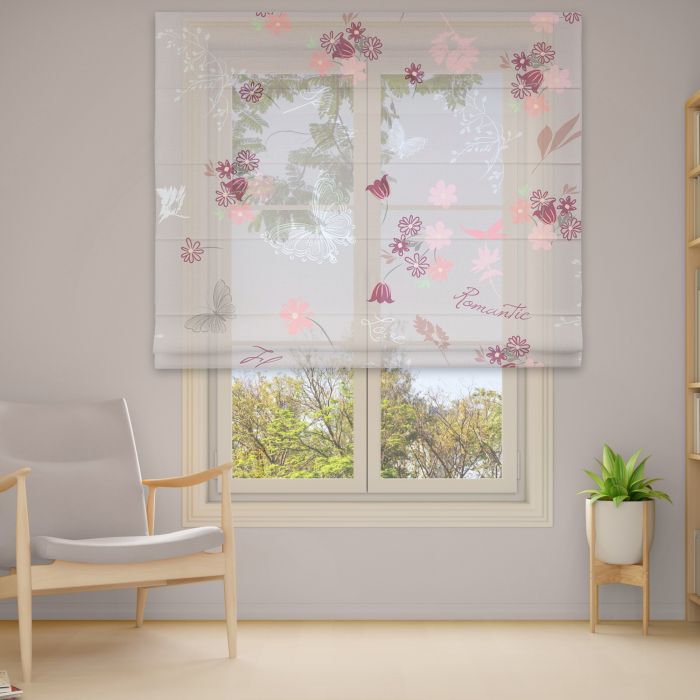 Римська штора з ланцюжковим карнизом Фотодрук 15-40 Тюль