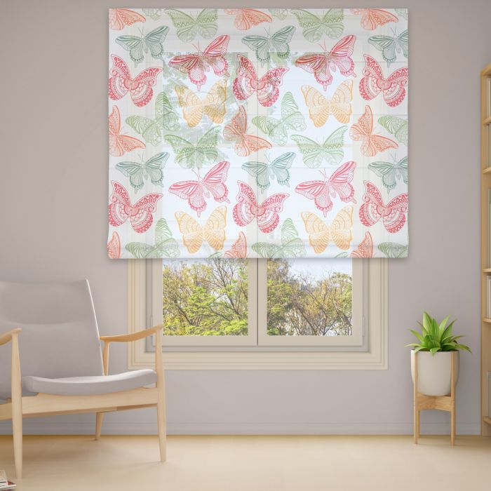 Римська штора з ланцюжковим карнизом Фотодрук 15-55 Тюль