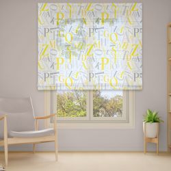 Римська штора з ланцюжковим карнизом Фотодрук 15-02-4 Тюль