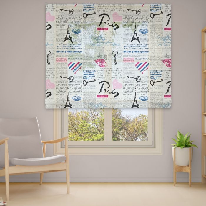 Римська штора з фотодруком Фотодрук 15-02-8 Тюль