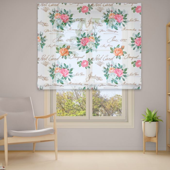 Римська штора DECOLIV Фотопечать  Тюль  160*170