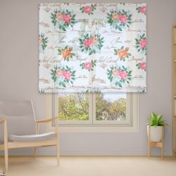 Римська штора з ланцюжковим карнизом Фотодрук 15-02-25 Тюль