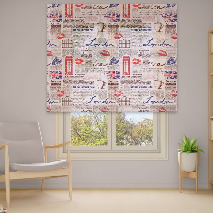 Римська штора DECOLIV Фотопечать  Тюль  160*170