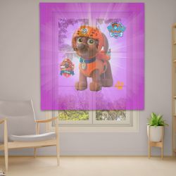 Римська штора з ланцюжковим карнизом Фотодрук 14-8 Тюль