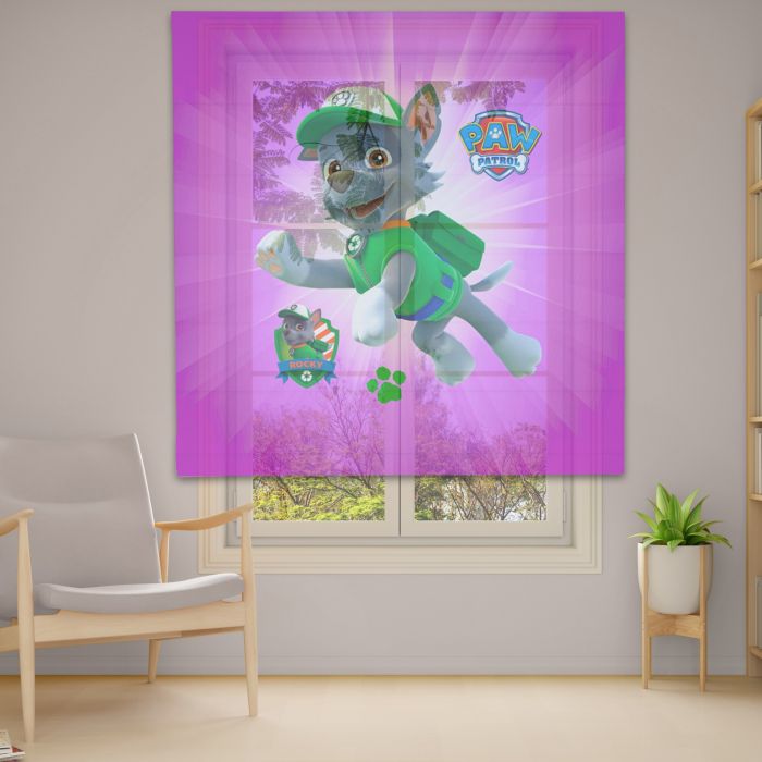 Римська штора з ланцюжковим карнизом Фотодрук 14-12 Тюль