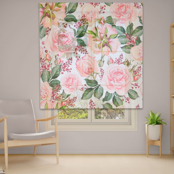 Римська штора з фотодруком Фотодрук 14-43 Тюль