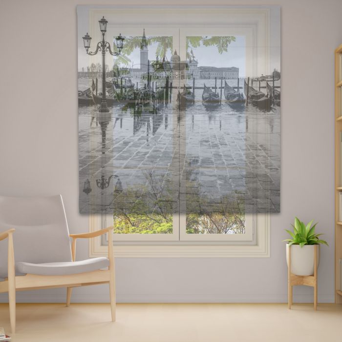 Римська штора з фотодруком Фотодрук 14-53 Тюль