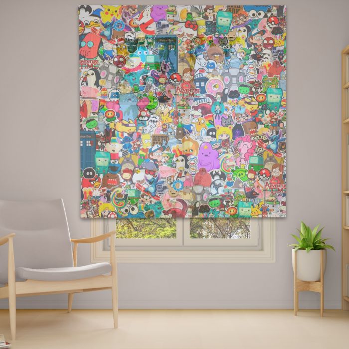 Римська штора DECOLIV Фотопечать  Тюль  220*170