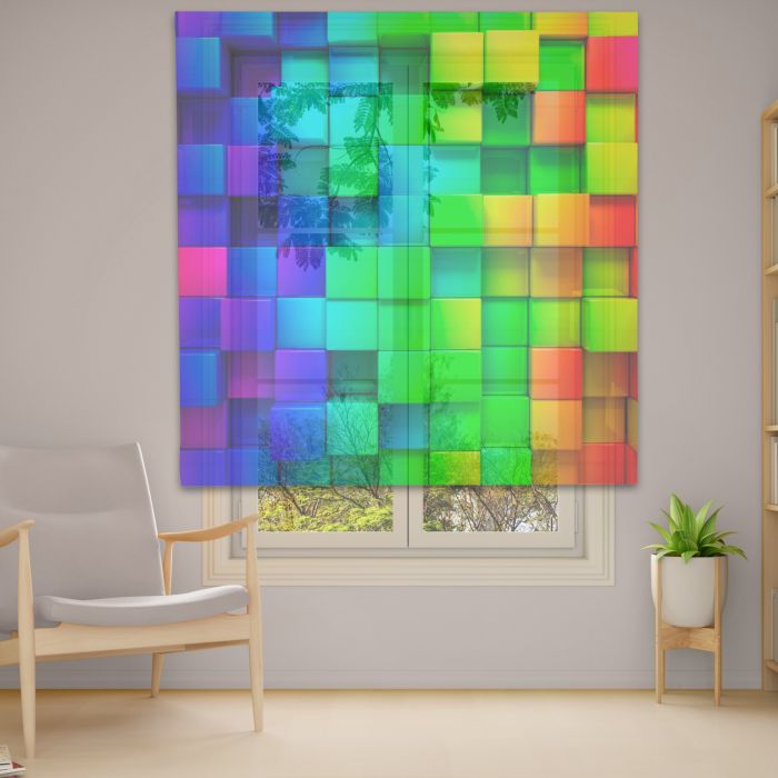 Римська штора DECOLIV Фотопечать  Тюль  120*170