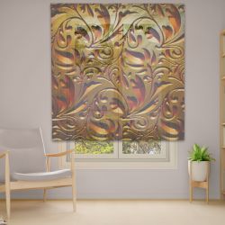 Римська штора з ланцюжковим карнизом Фотодрук 14-85 Тюль