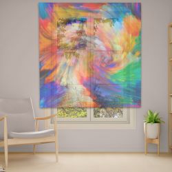 Римська штора з фотодруком Фотодрук 14-91 Тюль