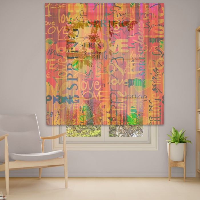 Римська штора DECOLIV Фотопечать  Тюль  120*170