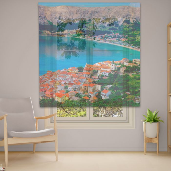 Римська штора DECOLIV Фотопечать  Тюль  220*170