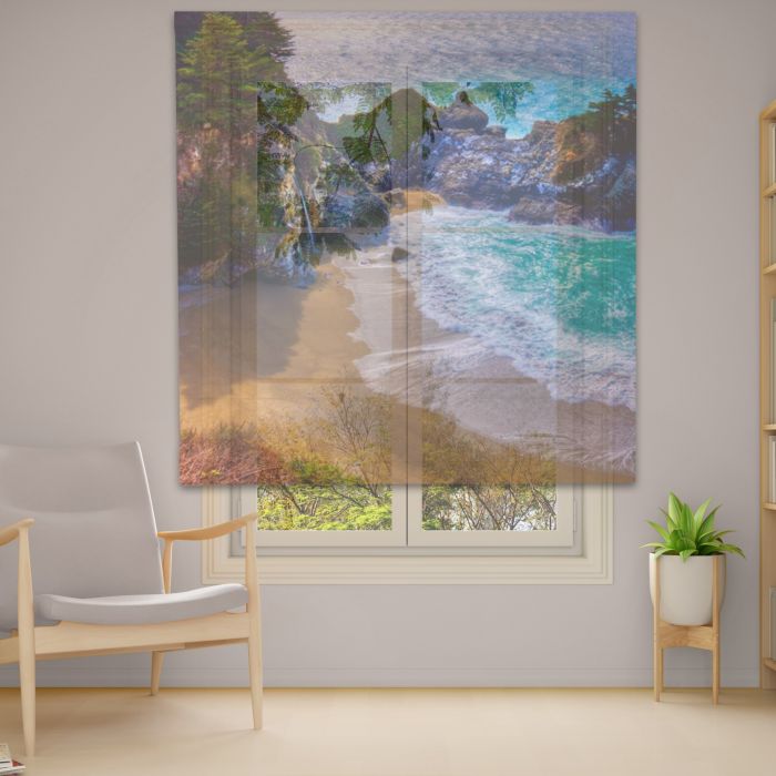 Римська штора з фотодруком Фотодрук 14-99 Тюль