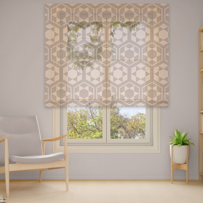 Римська штора з фотодруком Фотодрук 1-22 Тюль