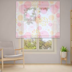 Римська штора з ланцюжковим карнизом Фотодрук 1-41 Тюль