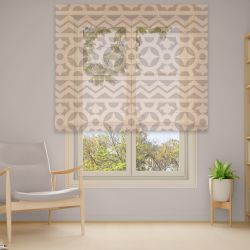 Римська штора з ланцюжковим карнизом Фотодрук 1-44 Тюль