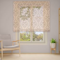 Римська штора з ланцюжковим карнизом Фотодрук 1-45 Тюль