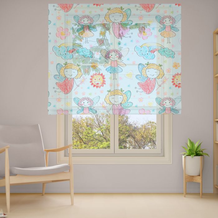 Римська штора з фотодруком Фотодрук 2-2 Тюль