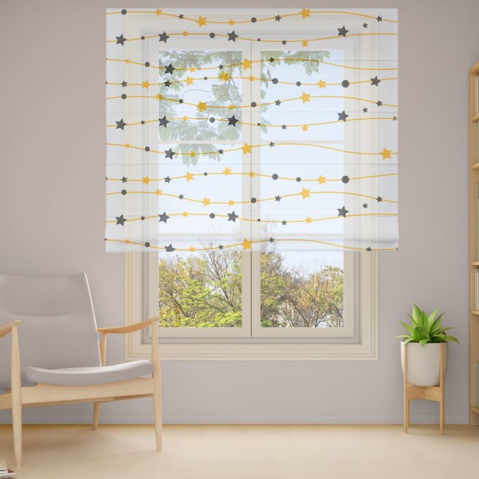 Римська штора DECOLIV Фотопечать  Тюль  160*170