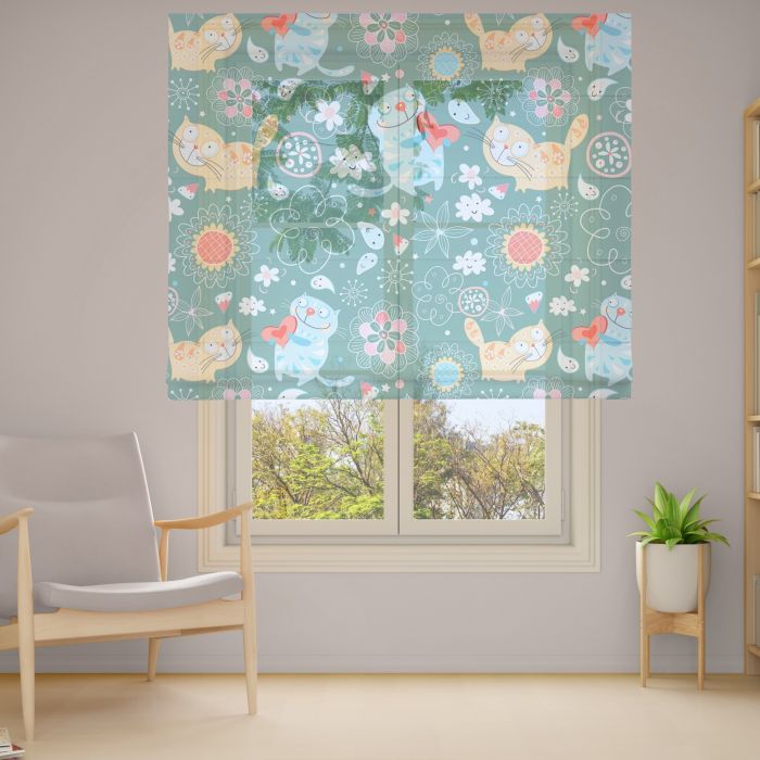 Римська штора DECOLIV Фотопечать  Тюль  160*170