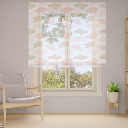 Римська штора з ланцюжковим карнизом Фотодрук 2-13 Тюль