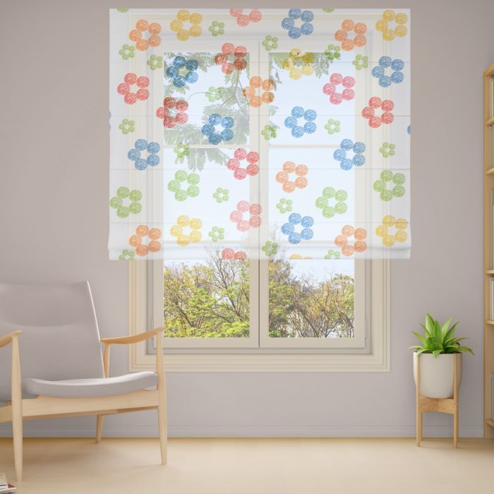 Римська штора з фотодруком Фотодрук 2-42 Тюль