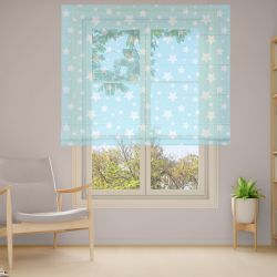 Римська штора з ланцюжковим карнизом Фотодрук 2-48 Тюль