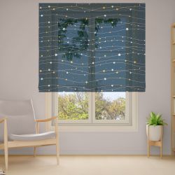 Римська штора з ланцюжковим карнизом Фотодрук 2-53 Тюль