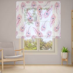 Римська штора з ланцюжковим карнизом Фотодрук 3-1 Тюль