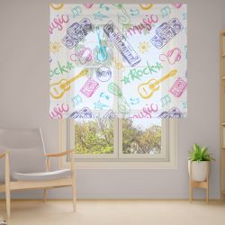 Римська штора з фотодруком Фотодрук 3-2 Тюль