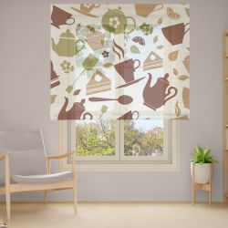 Римська штора з фотодруком Фотодрук 3-4 Тюль
