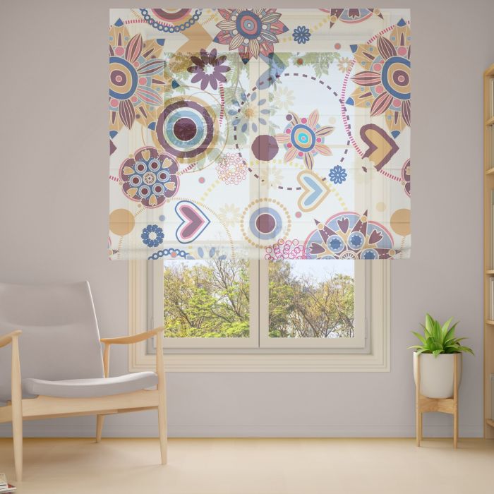 Римська штора DECOLIV Фотопечать  Тюль  60*170