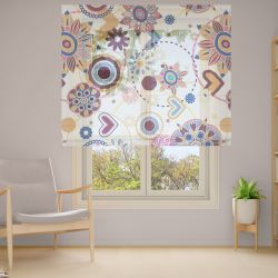 Римська штора з фотодруком Фотодрук 3-8 Тюль