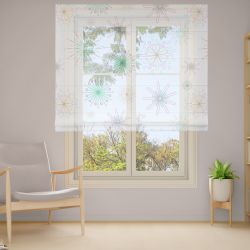 Римська штора з ланцюжковим карнизом Фотодрук 3-9 Тюль