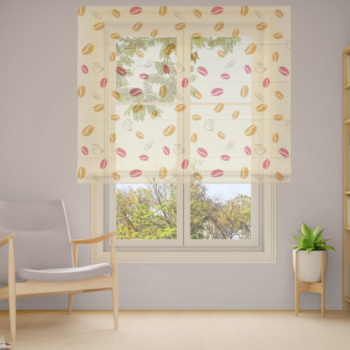 Римська штора з фотодруком Фотодрук 3-18 Тюль