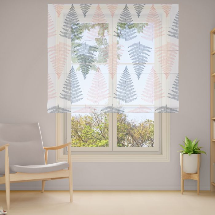 Римська штора з ланцюжковим карнизом Фотодрук 3-24 Тюль