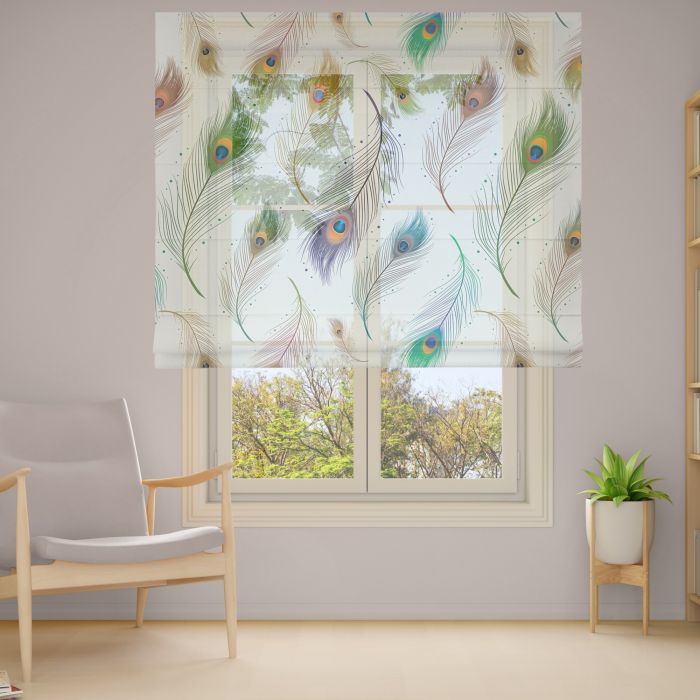 Римська штора з фотодруком Фотодрук 3-28 Тюль